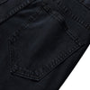 Men Denim Big Pocket Casual Slim Legs Zipper Pants