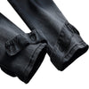 Men Denim Big Pocket Casual Slim Legs Zipper Pants