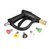 3000psi High Pressure Washer Gun with 5 Nozzles for Car Motorcycle Bicycles