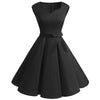 Vintage Sweetheart Neck Fit and Flare Dress
