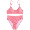 Padded Women Bikini Set 2 Piece High Waist Swimsuit