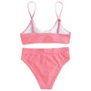 Padded Women Bikini Set 2 Piece High Waist Swimsuit