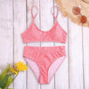 Padded Women Bikini Set 2 Piece High Waist Swimsuit