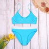 Padded Women Bikini Set 2 Piece High Waist Swimsuit