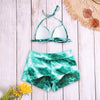 Sexy Bikini Set Swimwear Women Swimsuit Halter Top Bathing Suit Beachwear