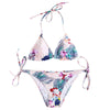 Women Wire Free Print Padded Bikini