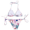 Women Wire Free Print Padded Bikini
