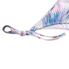 Women Wire Free Print Padded Bikini