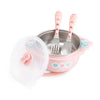 5PCS Bethbear BS3181 Baby Suction Cup Thermal Insulation Bowl Milk Cup Spoon Fork