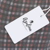 Stand Collar Half Sleeve Spliced Plaid Print Pocket Plus Size Women Dress