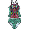Leopard Print Swimwear Women Swimsuit Tankini Set Bathing Suit Beachwear