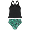 Leopard Print Swimwear Women Swimsuit Tankini Set Bathing Suit Beachwear