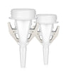 2pcs HT9025NX Milk Storage Bag Adapters Breast Pump Connector Clip BPA-free Extension Tube