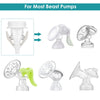 2pcs HT9025NX Milk Storage Bag Adapters Breast Pump Connector Clip BPA-free Extension Tube