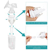 2pcs HT9025NX Milk Storage Bag Adapters Breast Pump Connector Clip BPA-free Extension Tube