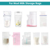 2pcs HT9025NX Milk Storage Bag Adapters Breast Pump Connector Clip BPA-free Extension Tube