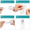 2pcs HT9025NX Milk Storage Bag Adapters Breast Pump Connector Clip BPA-free Extension Tube