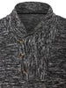 Shawl Collar Space Collar Pullover Sweater