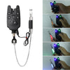 JY - 19 - SW Digital Wireless LED Fishing Alarm Alert Set 4 Bite Alerters 1 Receiver 4 Fish Swingers
