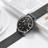 REWARD RD63063M Men's Ultra-thin Three-eye Multi-function Mesh Belt Quartz Watch