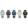 REWARD RD63063M Men's Ultra-thin Three-eye Multi-function Mesh Belt Quartz Watch