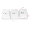 3PCS Creative Keyboard Keys Shape Cup Mugs