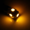 T10 80LM 1.2W Yellow Light Car Turn Signal Light Reading Lamp Decorative Light (2pcs)