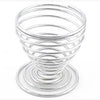 DIHE Barbecue Spiral Egg Rack Egg Carton Spring Shelf Originality