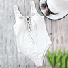 Lace Up Women Swimsuit