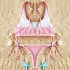 Ribbed Knot Bikini Set