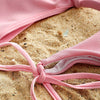 Ribbed Knot Bikini Set