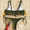 Ribbed Knot Bikini Set