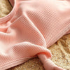 Ribbed Knot Bikini Set