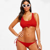 Ribbed Knot Bikini Set