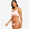 Ribbed Knot Bikini Set