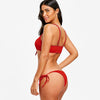 Ribbed Knot Bikini Set