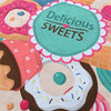 Merry Delicious Sweets Cake Donut Print Round Beach Throw
