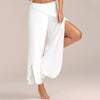 High Slit Flowy Layered Palazzo Pants