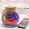 Creative Products Practical Eternal Flowers Soap Roses Wishing Bottles for Birthday Valentine Day Gifts