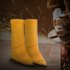 Leather Foot Cover Electric Welding Insulation Splash Guard Leg Protector Mask