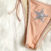 Star Sequined Micro Bikini Set