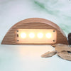 Creative Solid Wood LED Night Light for Bedroom Bedside