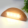 Creative Solid Wood LED Night Light for Bedroom Bedside