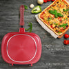 Double-sided Frying Pan Non-stick Barbecue Cooking Tool