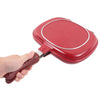 Double-sided Frying Pan Non-stick Barbecue Cooking Tool