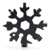 18 in 1 Snowflake Multi-tool Card Screwdriver Keychain Combination Tools 
