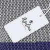 Stand Collar 3/4 Sleeve Color Blocking Pocket Plus Size Women Pullover Sweater with Chain