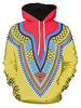 Tribal 3D Print Pullover Hoodie