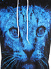 3D Animal Print Pullover Drawstring Hoodie