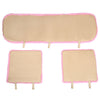 3PCS Universal Plush Car Seat Cushions Anti-slip Keep Warm Front Back Cover